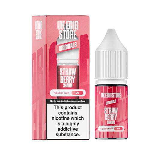 UK Ecig Store Strawberry Sharm 10ml E-liquid with Box