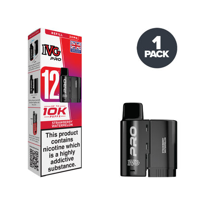 Strawberry Watermelon IVG Pro 12 20mg Refill Pack