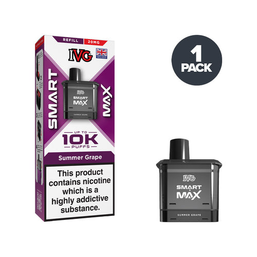 Summer Grape IVG Smart Max Refill Pack and Box