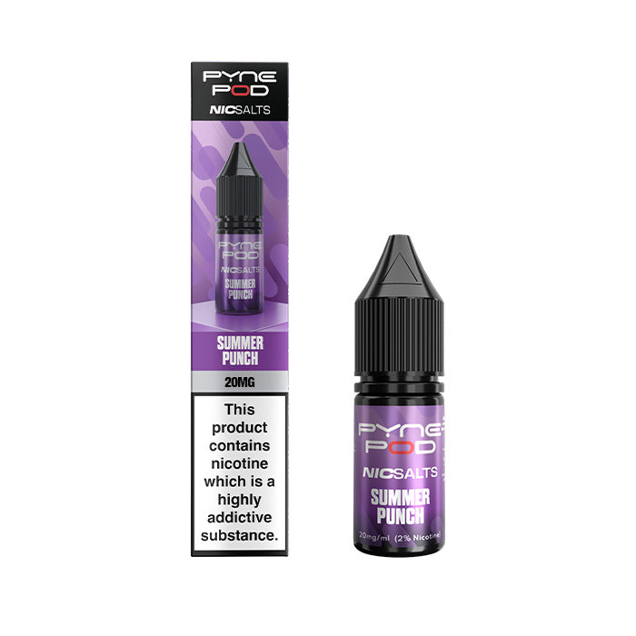 Summer Punch Pyne Pod 10ml Nic Salt E-Liquid and Box