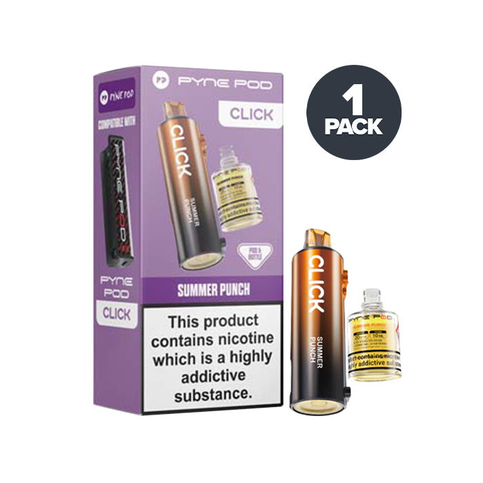 Summer Punch Pyne Pod Click Prefilled Pod and Box