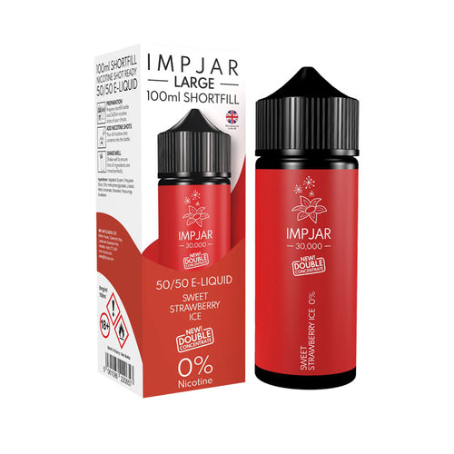 Sweet Strawberry Ice 100ml Shortfill by Imp Jar Large