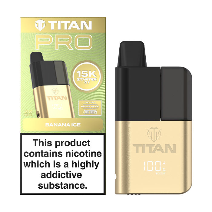 Titan Pro 15K Prefilled Pod Kit - Banana Ice