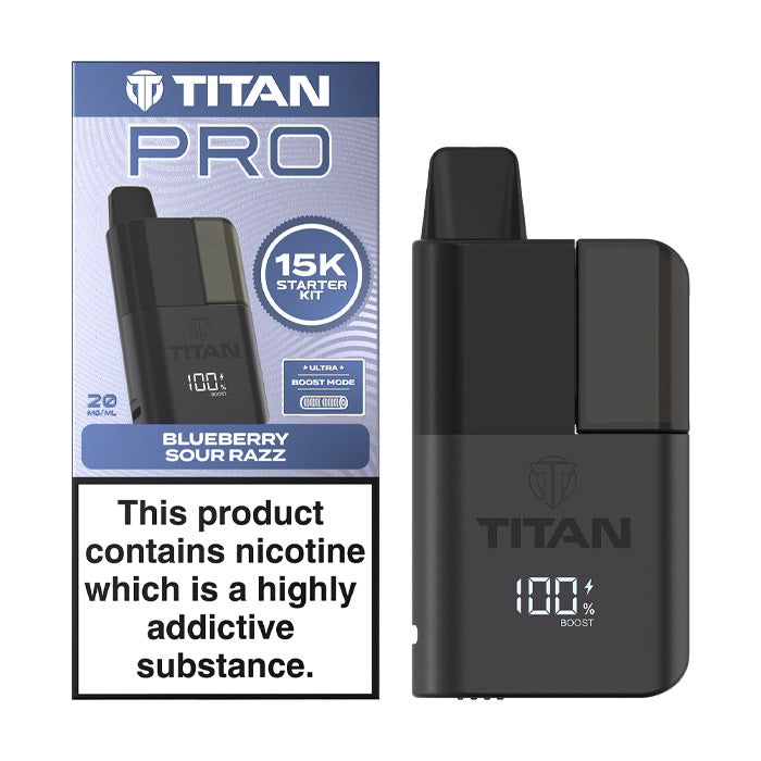 Titan Pro 15K Prefilled Pod Kit - Blueberry Sour Razz