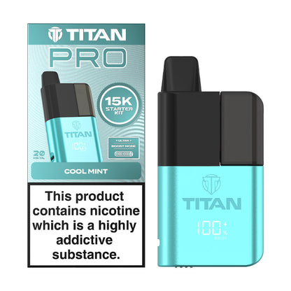 Titan Pro 15K Prefilled Pod Kit - Cool Mint