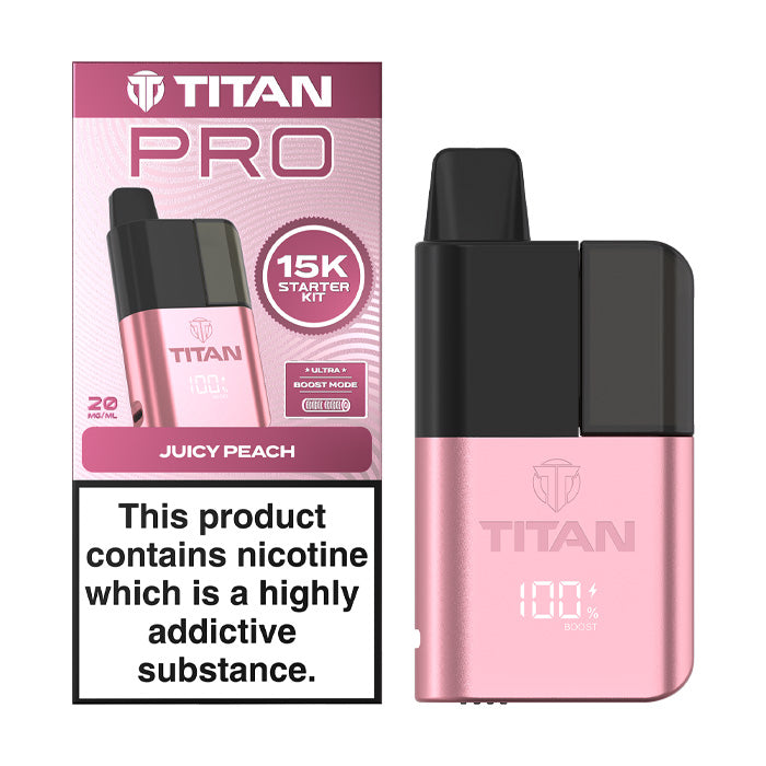 Titan Pro 15K Prefilled Pod Kit - Juicy Peach