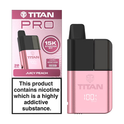 Titan Pro 15K Prefilled Pod Kit - Juicy Peach