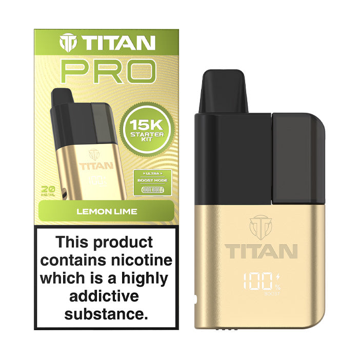 Titan Pro 15K Prefilled Pod Kit - Lemon Lime