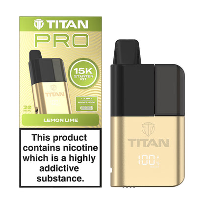 Titan Pro 15K Prefilled Pod Kit - Lemon Lime