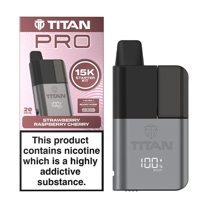 Titan Pro 15K Prefilled Pod Kit - Strawberry Raspberry Cherry