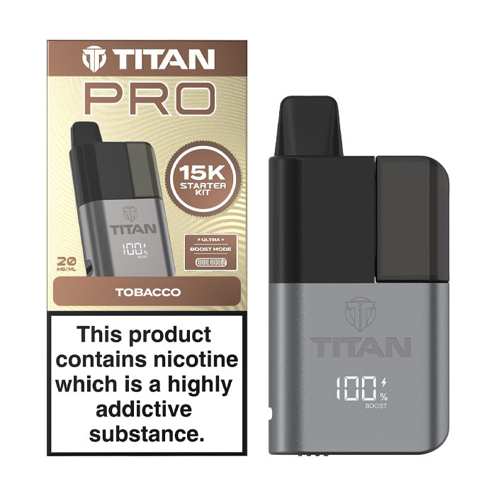 Titan Pro 15K Prefilled Pod Kit - Tobacco