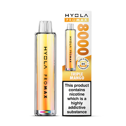 Triple Mango Hyola Pro Max 8000 Prefilled Pod Kit and Box