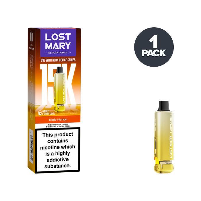 Triple Mango Lost Mary Nera 15K Refill Pack