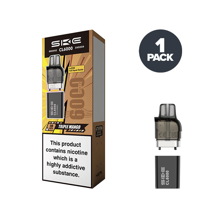 Triple Mango SKE CL6000 Prefilled Pod and Box