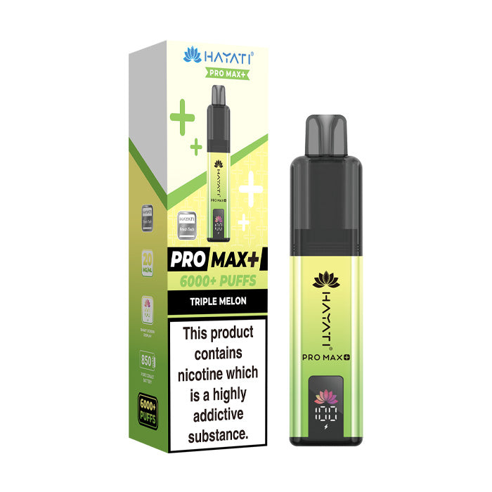 Triple Melon Hayati Pro Max Plus Kit and Box