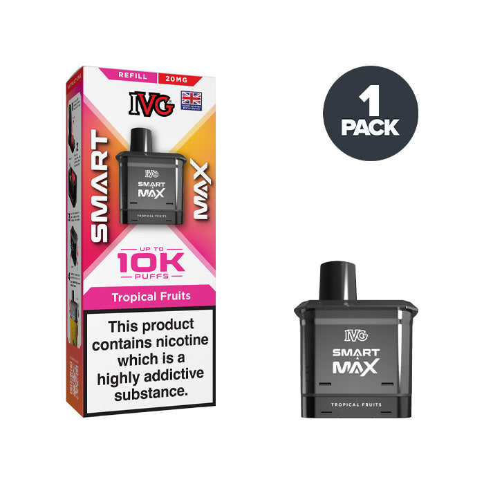 Tropical Fruits IVG Smart Max Refill Pack and Box