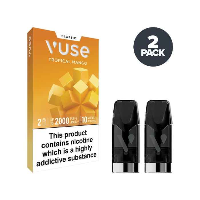 Tropical Mango 10mg Vuse Classic Pods and Box