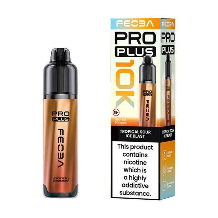 Tropical Sour Ice Blast Feoba Pro Plus 30K Pod Kit and Box