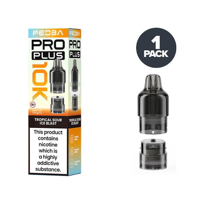 Tropical Sour Ice Blast Feoba Pro Plus 10K Refill Pack