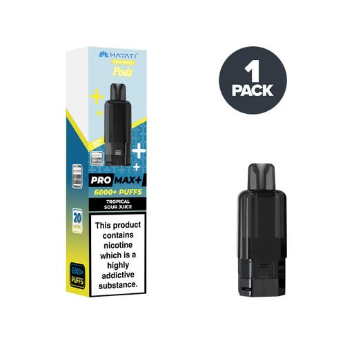 Tropical Sour Juice Hayati Pro Max Plus Prefilled Pods