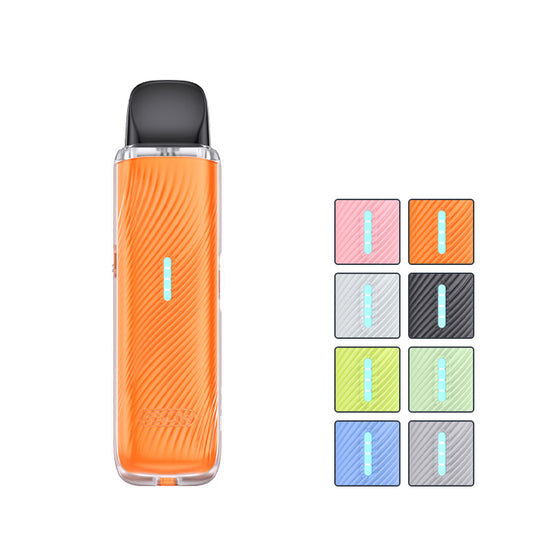 Uwell Caliburn G5 Lite Pod Kit with eight squares showcasing all available colours