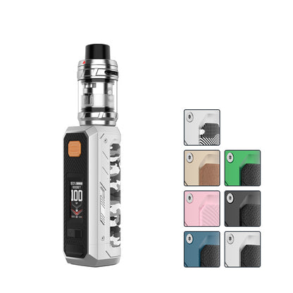 Vaporesso Armour Ultra Vape Kit with seven squares showcasing all available colours