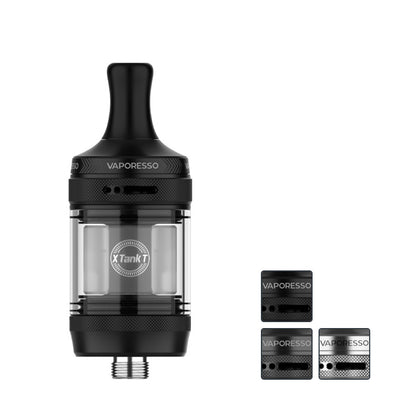 Main Banner of Vaporesso XTank T Vape Tank with 3 squares showcasing all colours.
