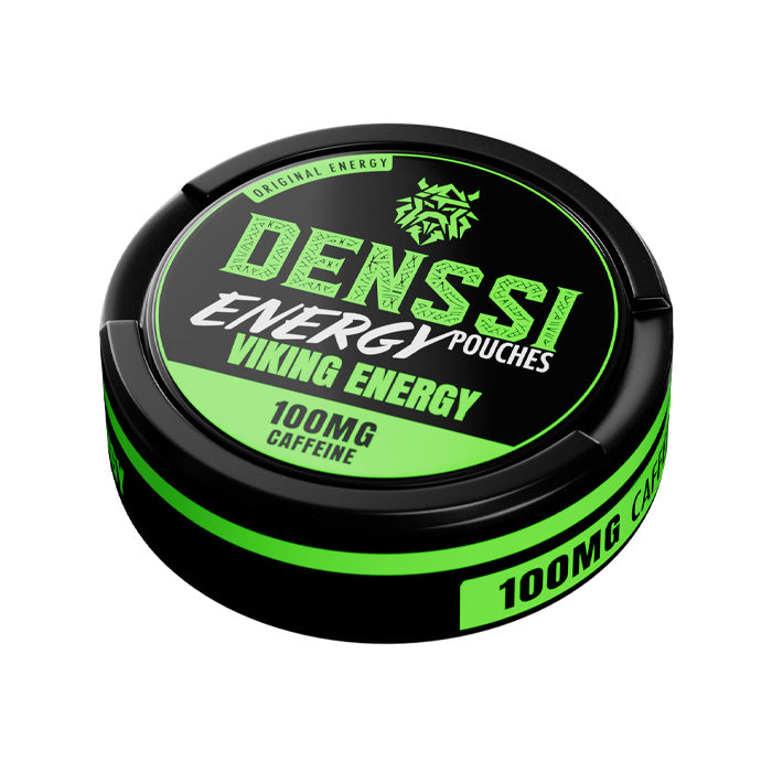 Tub of 15 Denssi Viking Energy 100mg Caffeine Pouches