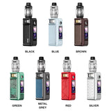 Voopoo Drag 6 Vape Kit with all available colours