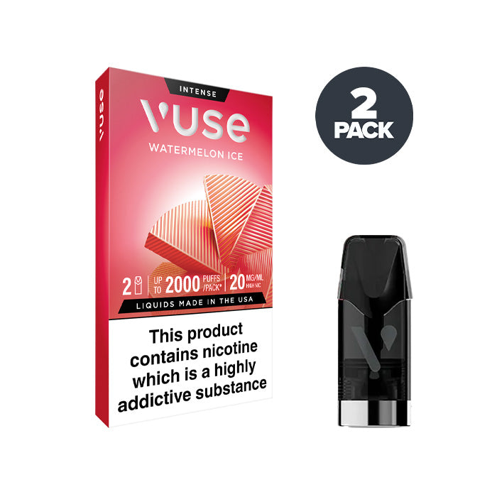 Watermelon Ice Vuse Intense Pods | Pack of 2 | Multi-buy Discount Watermelon Ice Vuse Intense Pods | Pack of 2 | Multi-buy Discount