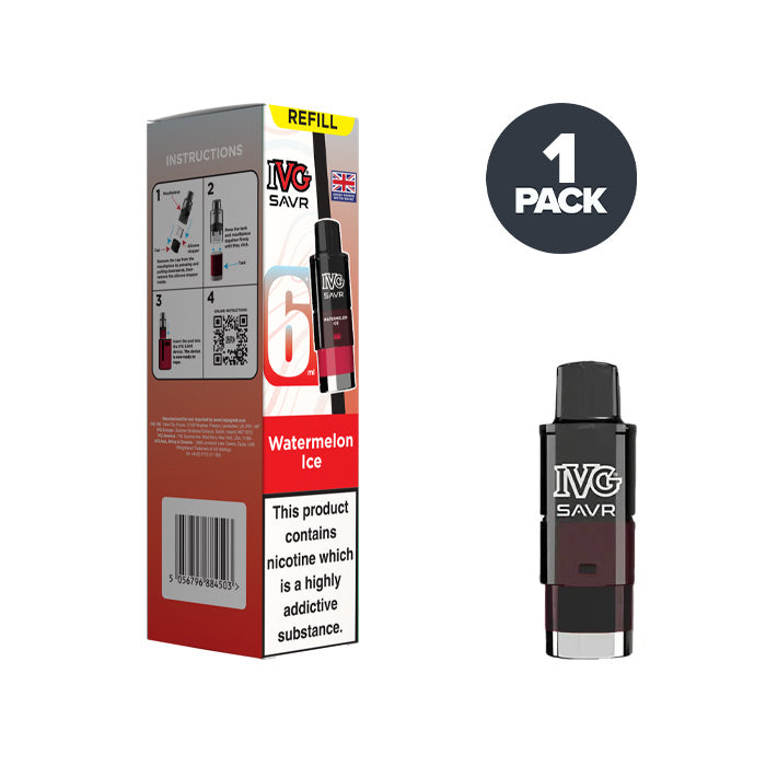 watermelon ice ivg savr pod and box