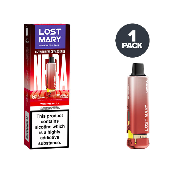 Strawberry Ice Lost Mary Nera 15K Refill Pack | 2+10ml Strawberry Ice Lost Mary Nera 15K Refill Pack | 2+10ml