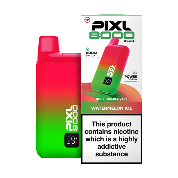 Watermelon Ice PIXL 8000 Prefilled Pod Kit and Box