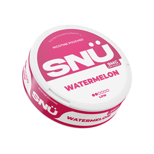 9mg Watermelon SNU Nicotine Pouches