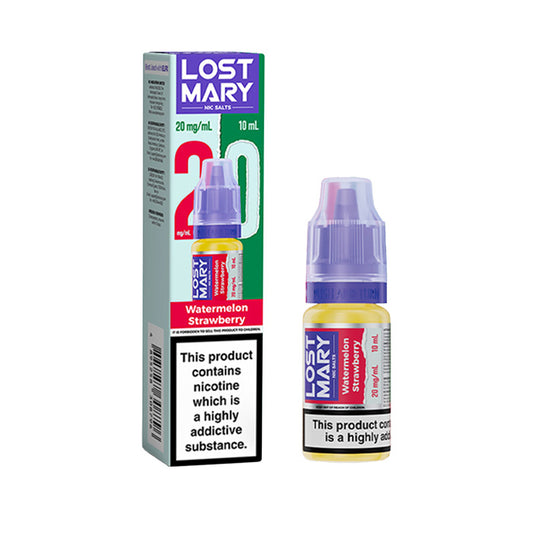 Watermelon Strawberry Nic Salt E-Liquid by Lost Mary
