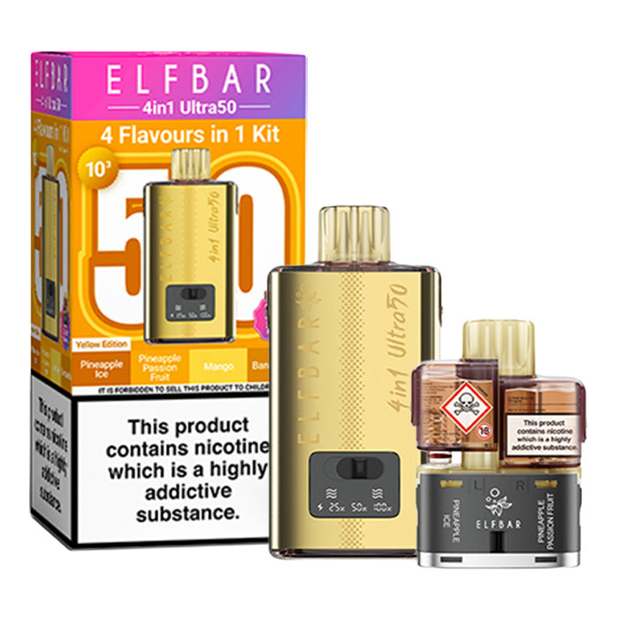 Elf Bar 4 in 1 Ultra 50 Prefilled Pod Kit Elf Bar 4 in 1 Ultra 50 Prefilled Pod Kit