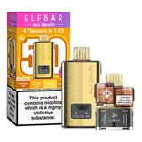 Yellow Edition Elf Bar 4 in 1 Ultra 50 Prefilled Pod Kit and Box