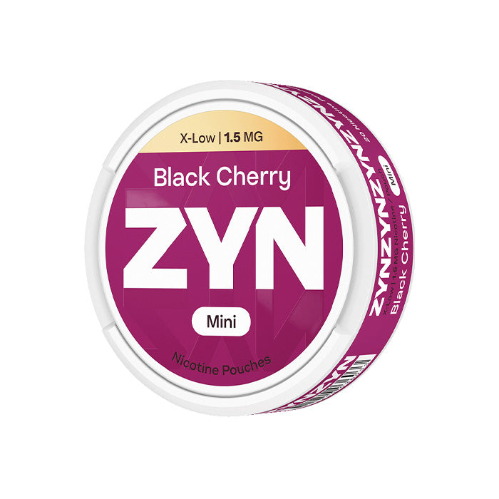 Tub of Twenty ZYN Black Cherry Mini 1.5mg Nicotine Pouches