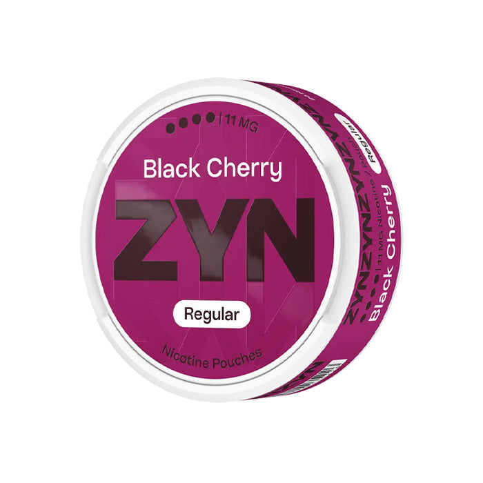 Tub of 20 Zyn Black Cherry Regular Nicotine Pouches 11mg