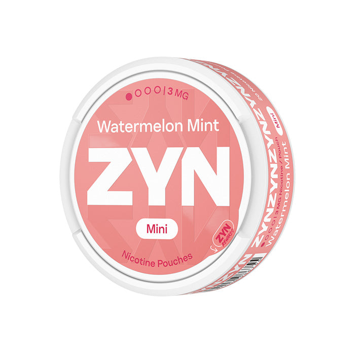 Tub of Twenty ZYN Watermelon Mint Mini 3mg Nicotine Pouches