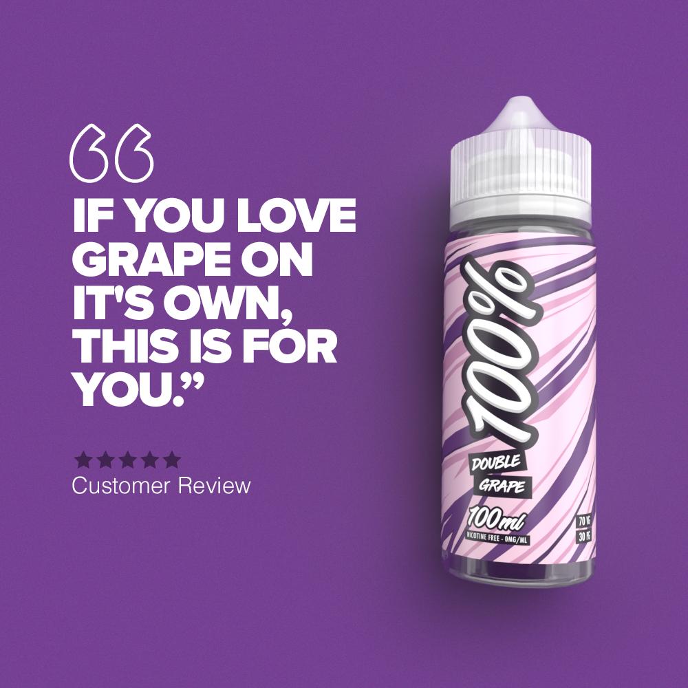 100% Double Grape - Customer Review