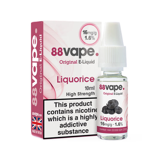 88Vape Liquorice 10ml E-Liquid