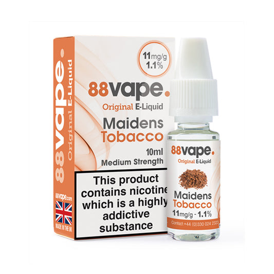 88Vape Maidens Tobacco 10ml E-Liquid