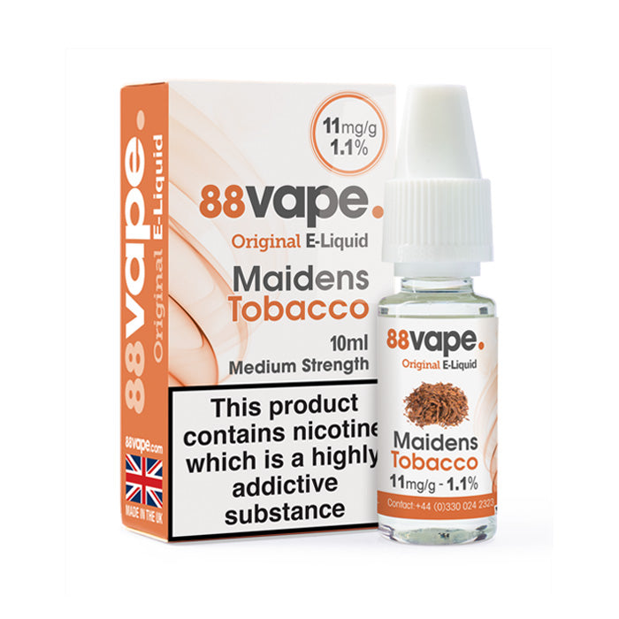 88Vape Maidens Tobacco 10ml E-Liquid