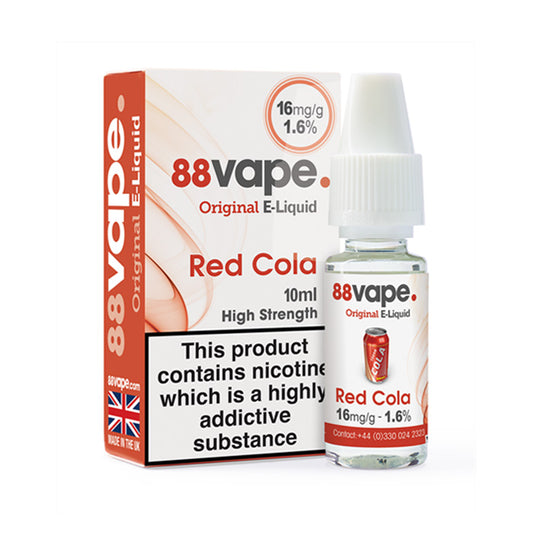 88Vape Red Cola 10ml E-Liquid