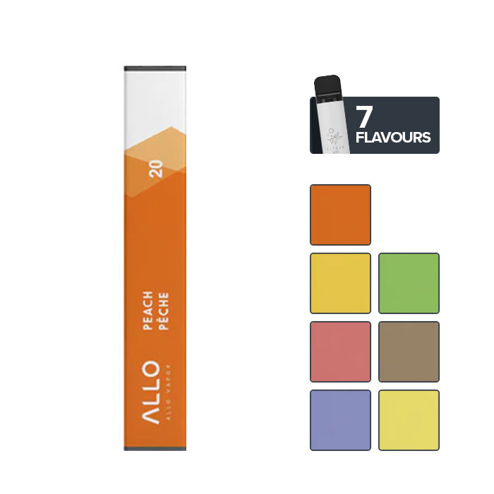 Allo Disposable with 7 colour boxes