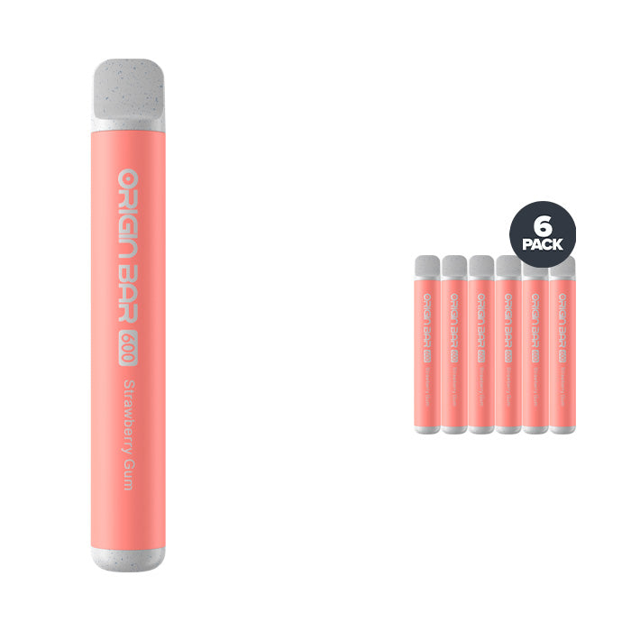 Aspire Origin Bar 600 Disposable Strawberry gum