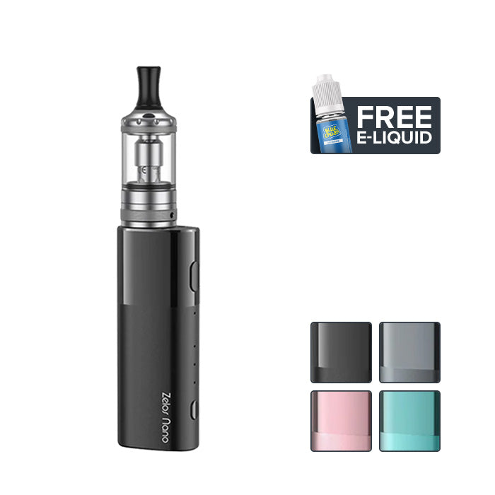 Aspire Zelos Nano Kit with 4 colour boxes