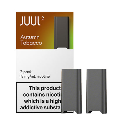 2 JUUL2 Autumn Tobacco pods with box