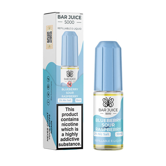 Bar Juice Blueberry Sour Raspberry 10ml Nicotine Salt E-Liquid